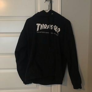 Black Thrasher Hoodie Sweatshirt
